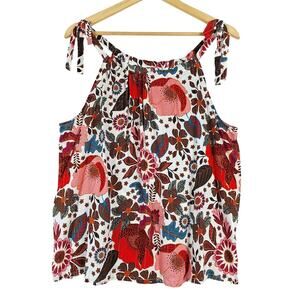 Womens Top XL Boho Romantic‎ Spring Floral Feminine Peasant Fairy Bloomcore NWT